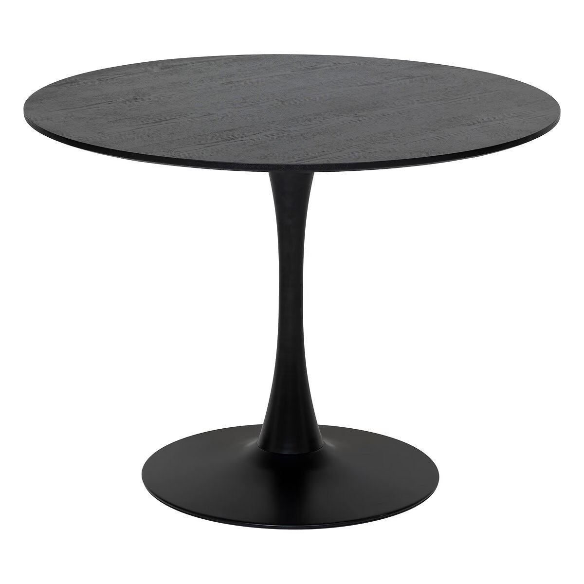 masa rotunda atmosphera elias, 102x76 cm, mdf si metal, negru 1 Masa rotunda Atmosphera Elias, 102x76 cm, MDF si metal, negru