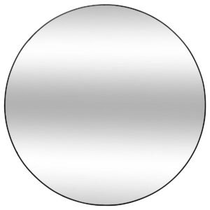 Oglinda rotunda Atmosphera Alice, diametru 110 cm, rama negru