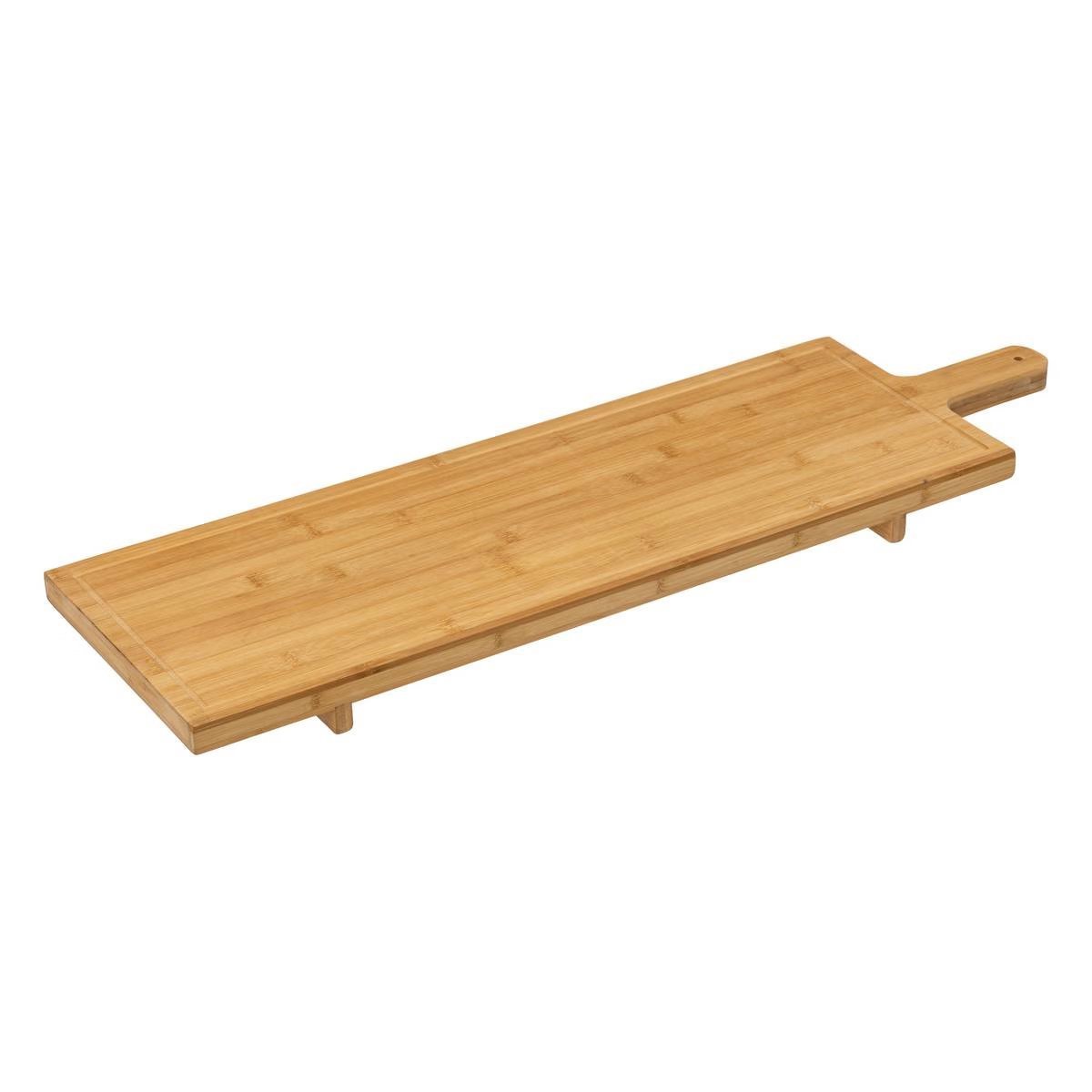 Platou servire 5Five din bambus, 88x26x4 cm, maro natural 1 Platou servire 5Five din bambus, 88x26x4 cm, maro natural