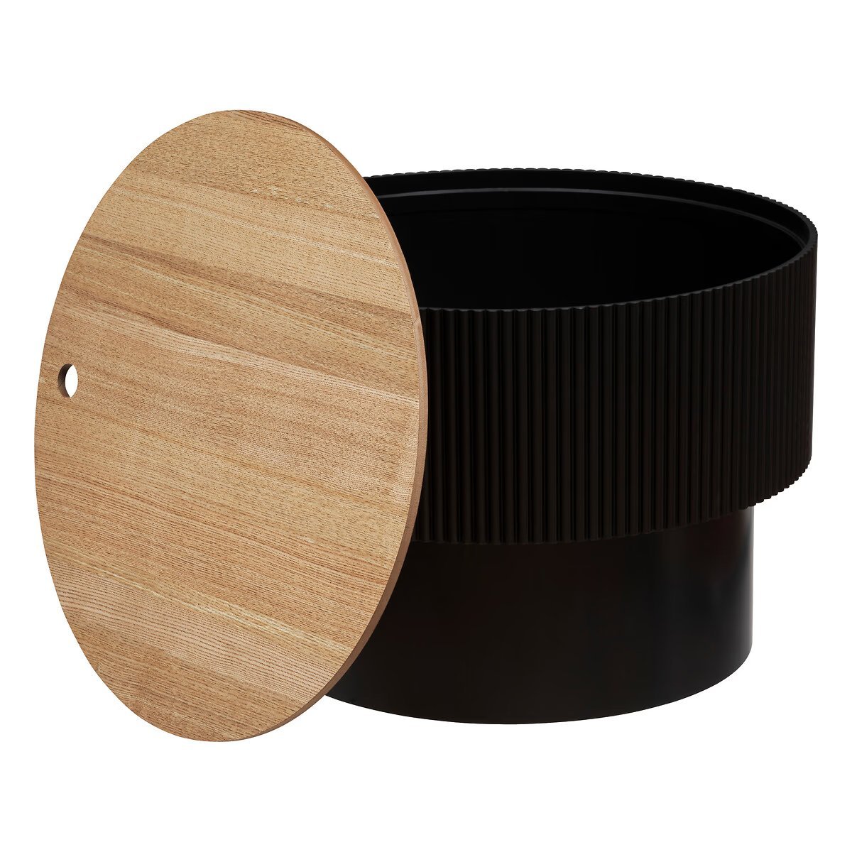 masuta cafea atmosphera enola cu spatiu depozitare, mdf, 55x38 cm, negru 4 Masuta cafea Atmosphera Enola cu spatiu depozitare, MDF, 55x38 cm, negru - imagine 4