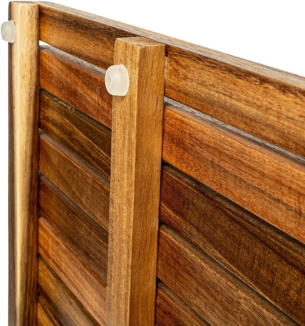 Gratar dus 5Five Acacia din lemn de salcam, antiderapant, 53x36x3 cm, natur 4 Gratar dus 5Five Acacia din lemn de salcam, antiderapant, 53x36x3 cm, natur - imagine 4