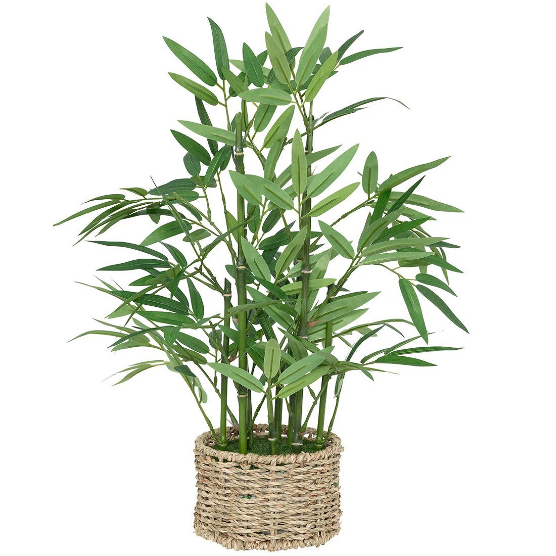 Planta artificiala Atmosphera bambus cu ghiveci natural, 46 cm, verde 1 Planta artificiala Atmosphera bambus cu ghiveci natural, 46 cm, verde