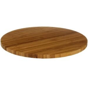 Platou servire rotativ 5Five Bambou din bambus natural, diametru 35 cm, maro