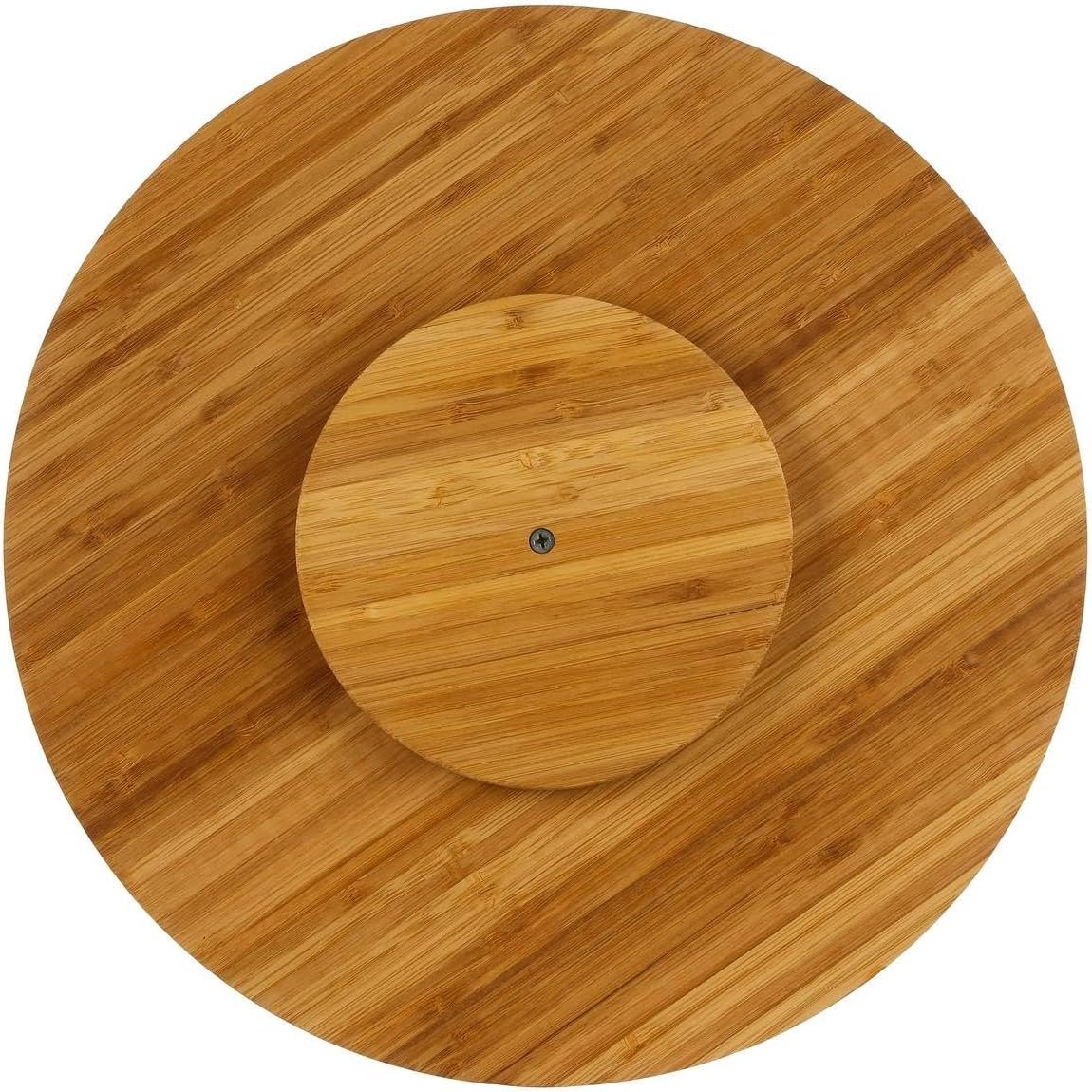 Platou servire rotativ 5Five Bambou din bambus natural, diametru 35 cm, maro 2 Platou servire rotativ 5Five Bambou din bambus natural, diametru 35 cm, maro - imagine 2