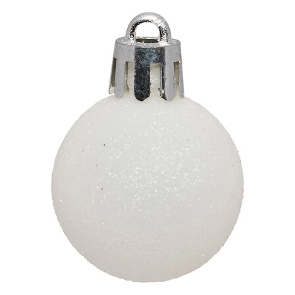 Set decoratiuni Craciun, 44 piese, cu globuri, ghirlanda si varf de brad, albastru si alb 4 Set decoratiuni Craciun, 44 piese, cu globuri, ghirlanda si varf de brad, albastru si alb - imagine 4