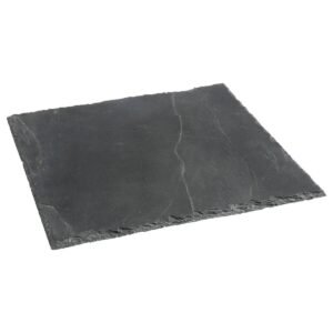 Platou servire Atmosphera ardezie, 30×30 cm, negru
