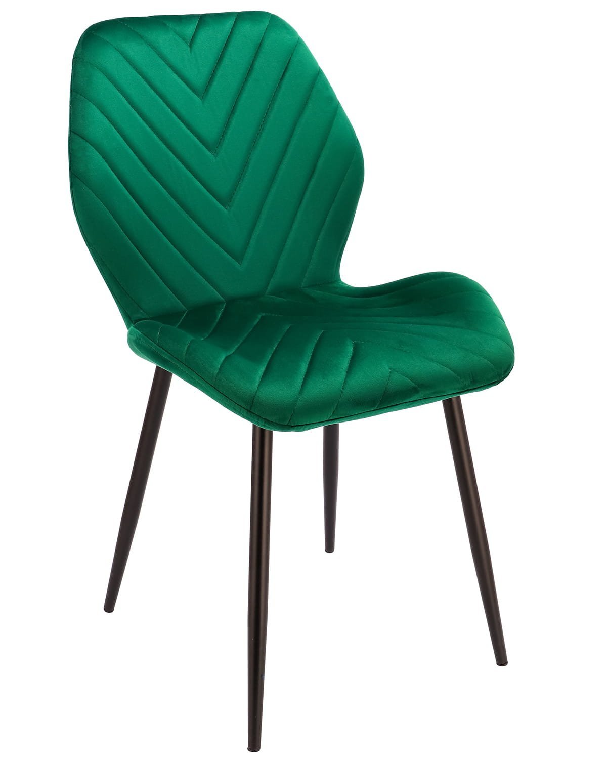 (dl) scaun dining milare pentru bucatarie tapitat cu catifea, 80x58x87cm, verde 4 (DL) Scaun dining Milare pentru bucatarie tapitat cu catifea, 80x58x87cm, verde - imagine 4