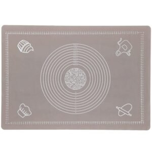 Plansa din silicon alimentar de framantat aluat, rezistenta la temperaturi ridicate, 65x45cm, gri