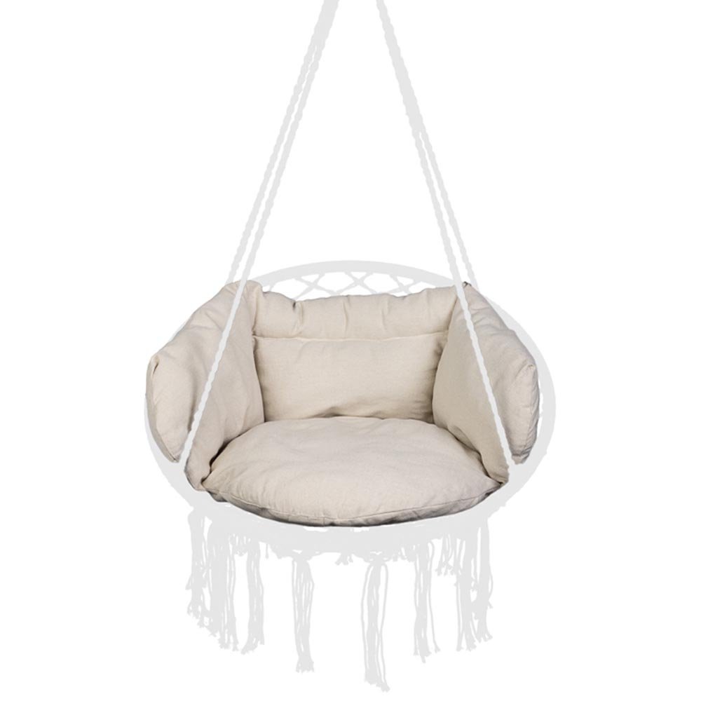 Perna pentru leagan tip cuib 56x63x36 cm, umplutura moale, ecru