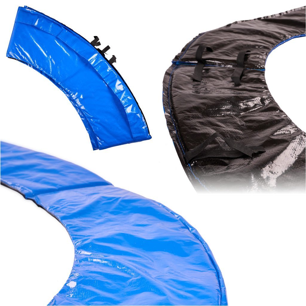 protectie arcuri trambulina 183 cm, cu umplutura din spuma 1.5 cm, albastru 3 Protectie arcuri trambulina 183 cm, cu umplutura din spuma 1.5 cm, albastru - imagine 3