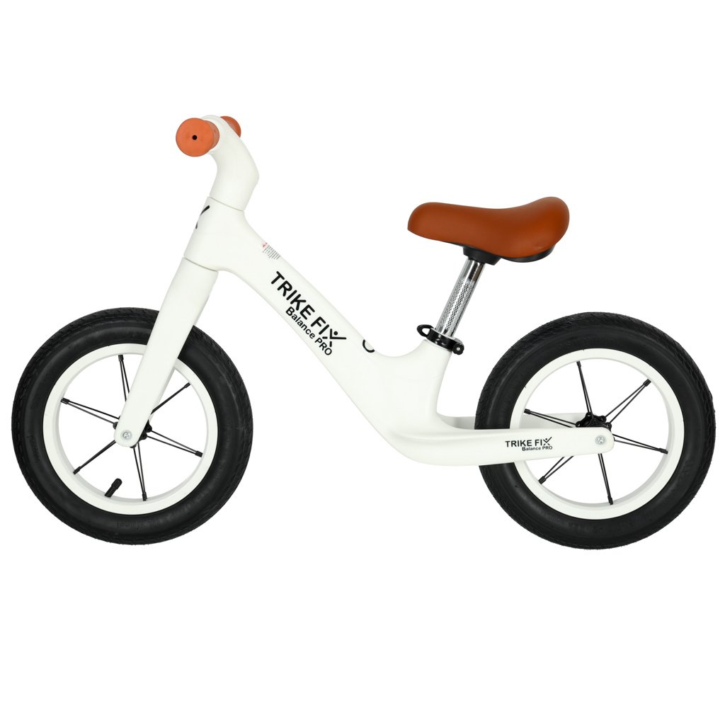 Bicicleta fara pedale Balance PRO 86x39x54 cm, cadru otel, roti gonflabile 30 cm, reglabila, alb 3 Bicicleta fara pedale Balance PRO 86x39x54 cm, cadru otel, roti gonflabile 30 cm, reglabila, alb - imagine 3