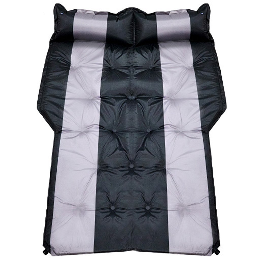 Saltea gonflabila auto 170×120 cm, cu perna integrata si husa de transport, negru
