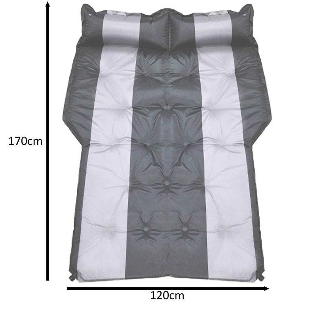 saltea gonflabila auto 170x120 cm, cu perna integrata si husa de transport, negru 2 Saltea gonflabila auto 170x120 cm, cu perna integrata si husa de transport, negru - imagine 2
