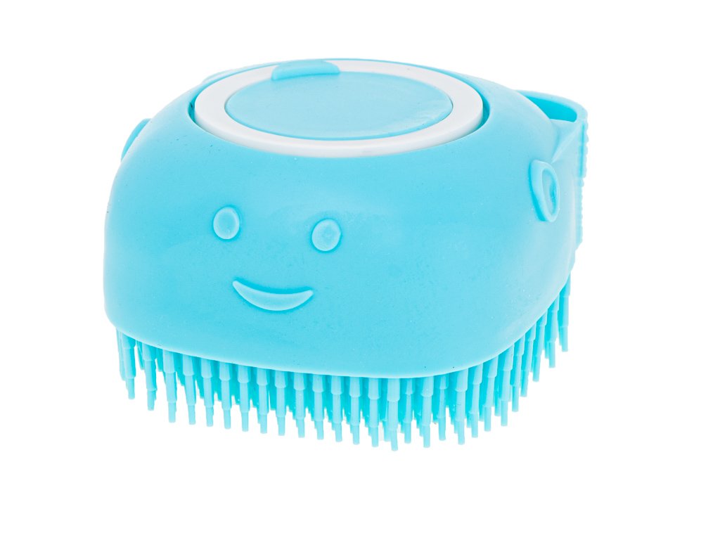 perie din silicon cu dozator de sampon pentru spalare caini sau pisici, 7,5 x 7,5 cm, culoare albastra 8 Perie din silicon cu dozator de sampon pentru spalare caini sau pisici, 7,5 x 7,5 cm, culoare albastra - imagine 8