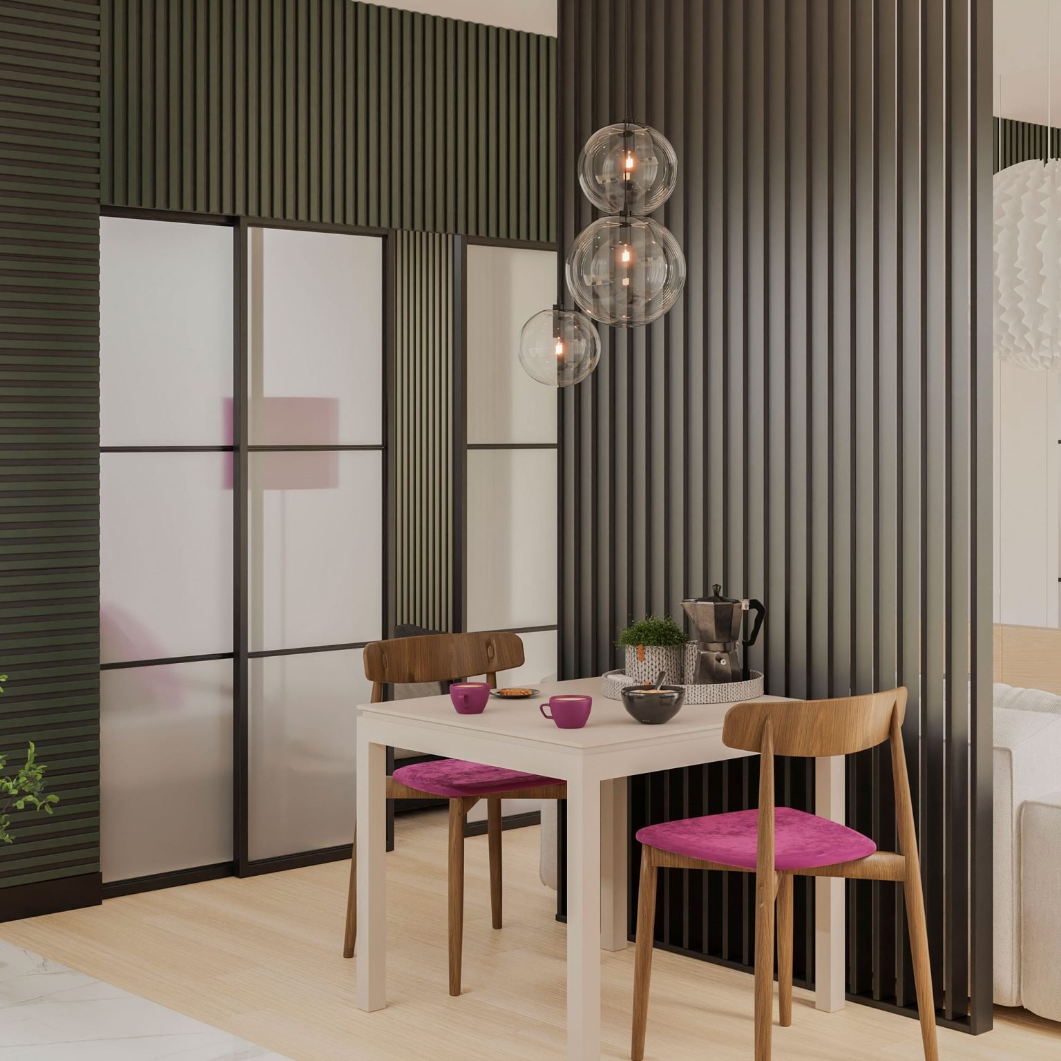 Riflaj MDF decorativ LDA PREMIUM de tip Panou Acustic, Gri Nisip, 260x40 cm 4 Riflaj MDF decorativ LDA PREMIUM de tip Panou Acustic, Gri Nisip, 260x40 cm - imagine 4