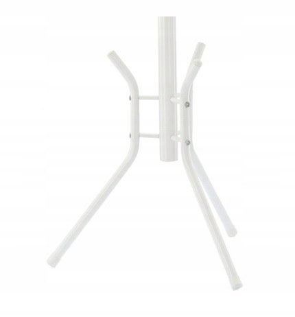 cuier hol metalic 178 cm, 12 carlige, design minimalist, alb 3 Cuier hol metalic 178 cm, 12 carlige, design minimalist, alb - imagine 3