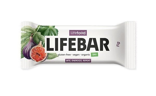 Lifebar baton cu smochine, raw, bio, 40g