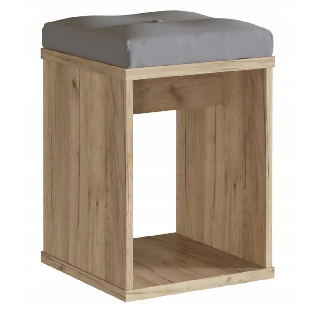 taburet pentru masuta de toaleta cu sezut confortabil, 30x30x42 cm, craft 2 Taburet pentru masuta de toaleta cu sezut confortabil, 30x30x42 cm, craft - imagine 2