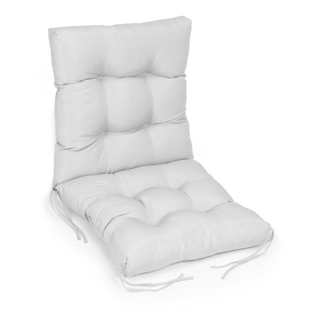 Perna groasa pentru scaun 52x52x50 cm, impermeabila, rezistenta UV, cu curele de prindere, gri