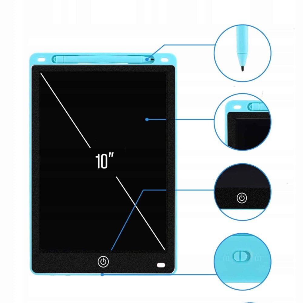 tableta grafica de 10" pentru copii, culoare albastra, avx-wt-rymt-8.502-blue 4 Tableta grafica de 10" pentru copii, culoare Albastra, AVX-WT-RYMT-8.502-BLUE - imagine 4