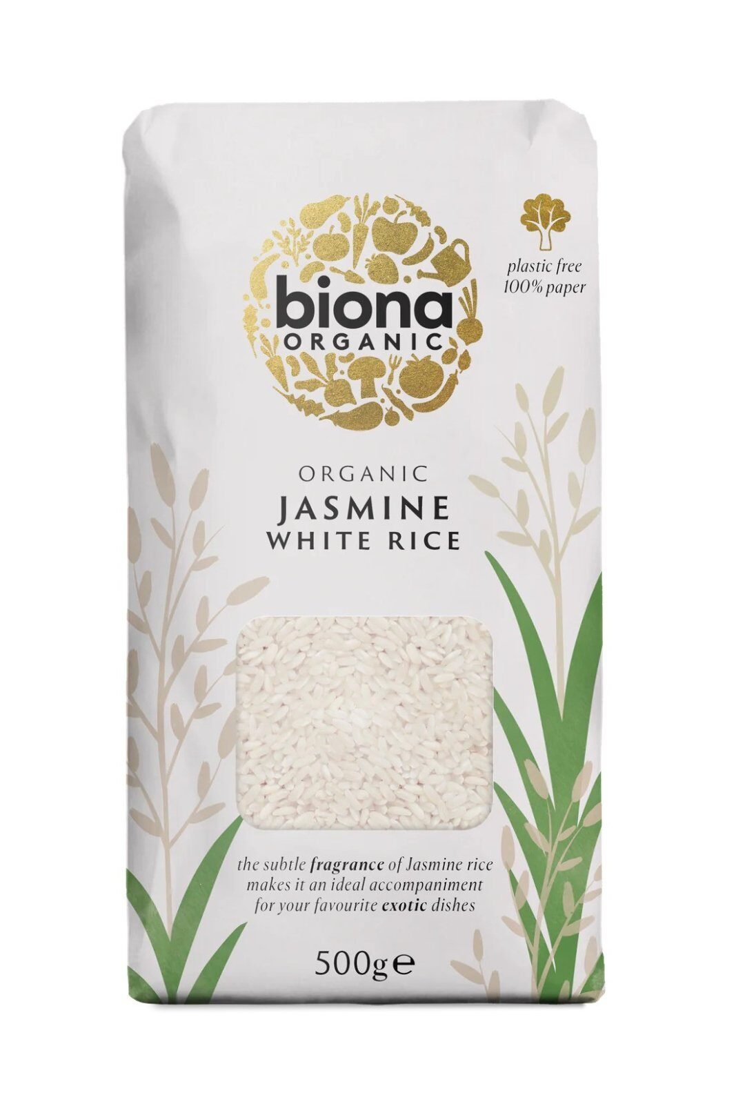 Orez Jasmin alb, bio, 500g, Biona