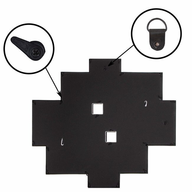 Rama foto de perete, colaj de 10 fotografii, 48x53cm, alb 4 Rama foto de perete, colaj de 10 fotografii, 48x53cm, alb - imagine 4