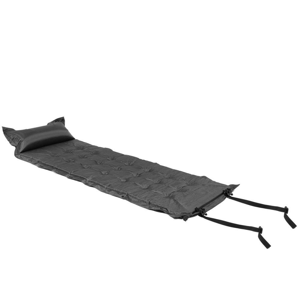 saltea plabila cu perna din spuma poliuretanica, cu autoumflare, 193x68x3.5cm, gri 4 Saltea plabila cu perna din spuma poliuretanica, cu autoumflare, 193x68x3.5cm, gri - imagine 4