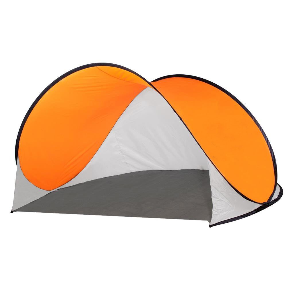 cort plaja si picnic semi-deschis sersimo, protectie uv, 200x120x110cm, portocaliu gri 1 Cort plaja si picnic semi-deschis Sersimo, protectie UV, 200x120x110cm, portocaliu gri