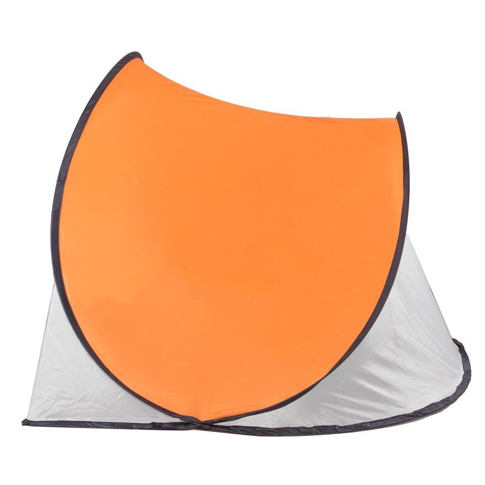 cort plaja si picnic semi-deschis sersimo, protectie uv, 200x120x110cm, portocaliu gri 2 Cort plaja si picnic semi-deschis Sersimo, protectie UV, 200x120x110cm, portocaliu gri - imagine 2