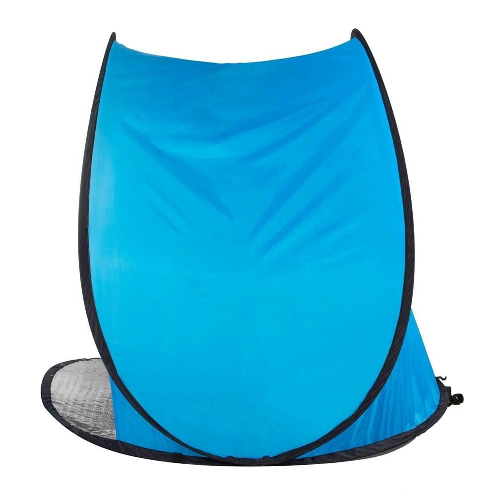 cort plaja si picnic semi-deschis sersimo, protectie uv, 150x90x90cm, albastru gri 2 Cort plaja si picnic semi-deschis Sersimo, protectie UV, 150x90x90cm, albastru gri - imagine 2