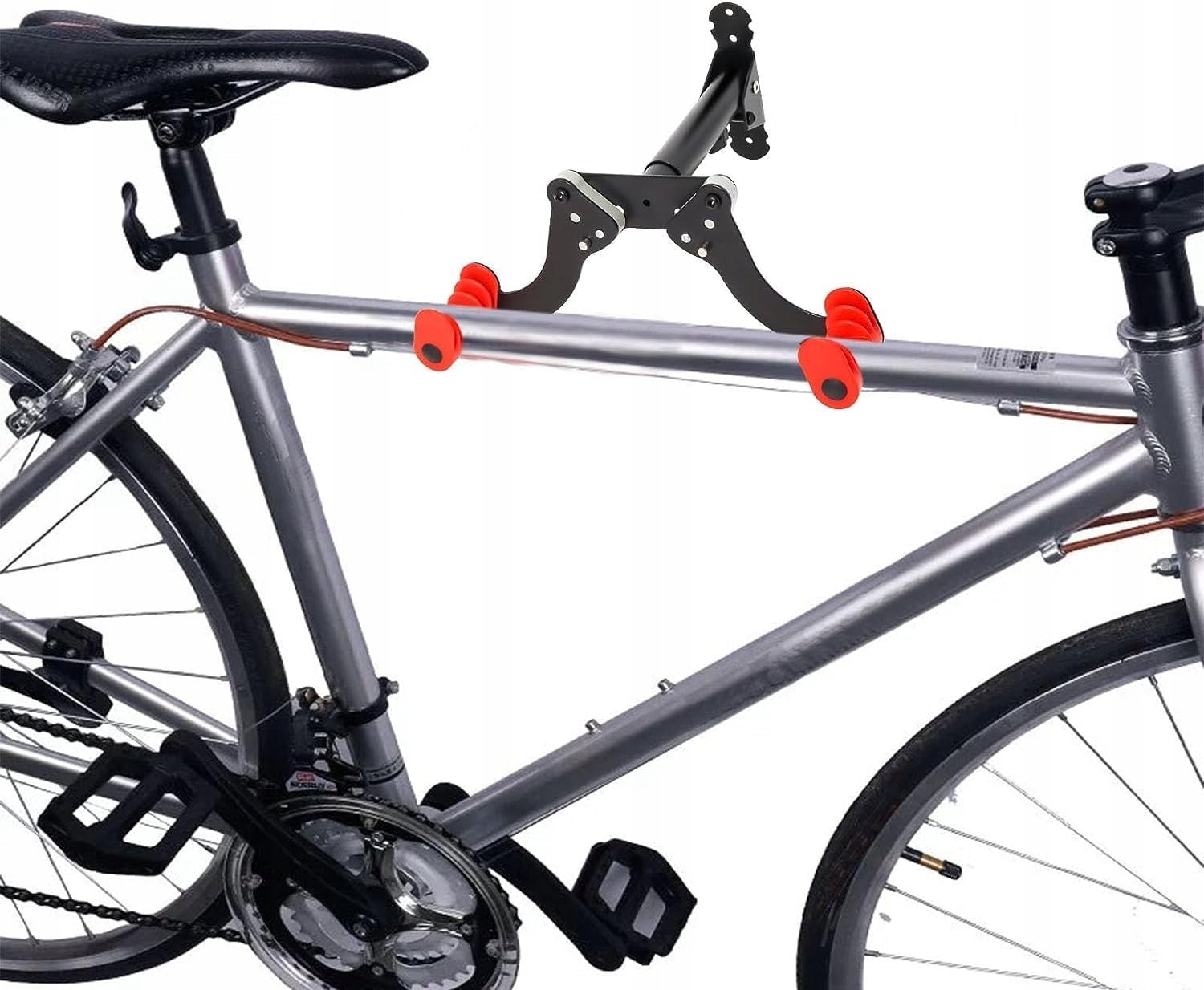 Suport biciclete pliabil pentru perete, metal, 45x36x20 cm 7 Suport biciclete pliabil pentru perete, metal, 45x36x20 cm - imagine 7