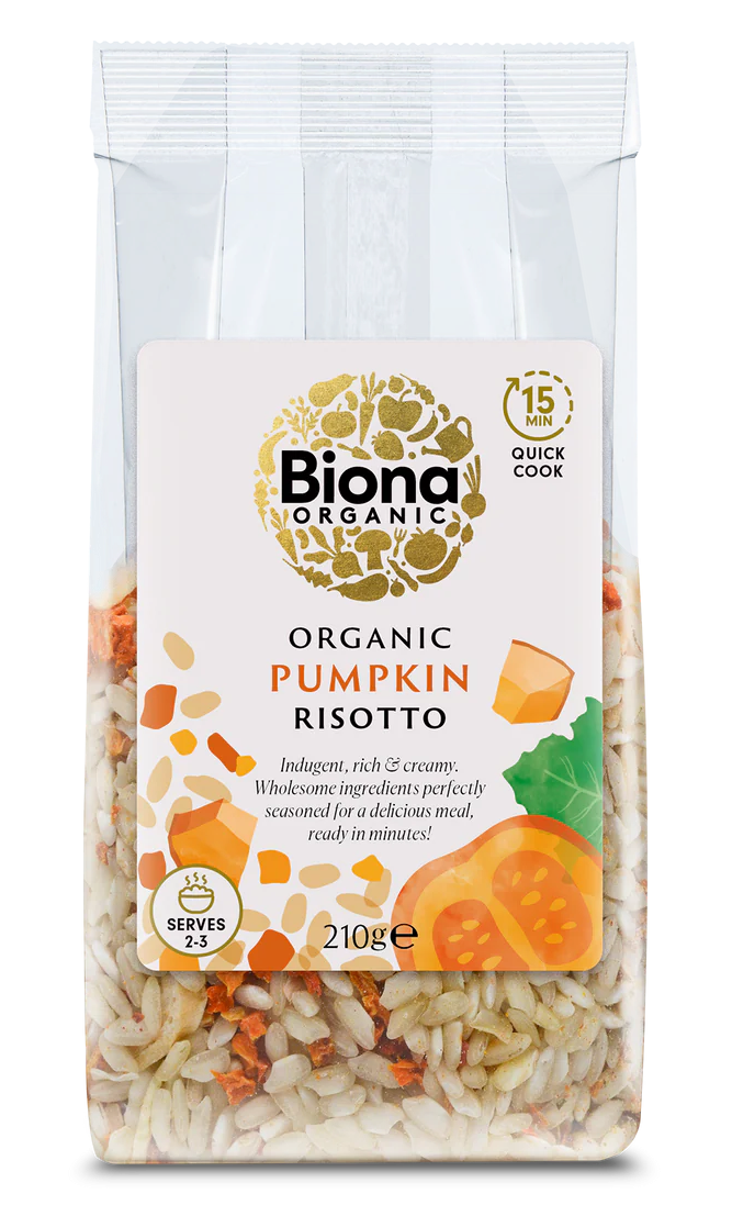 Risotto cu dovleac bio 210g Biona