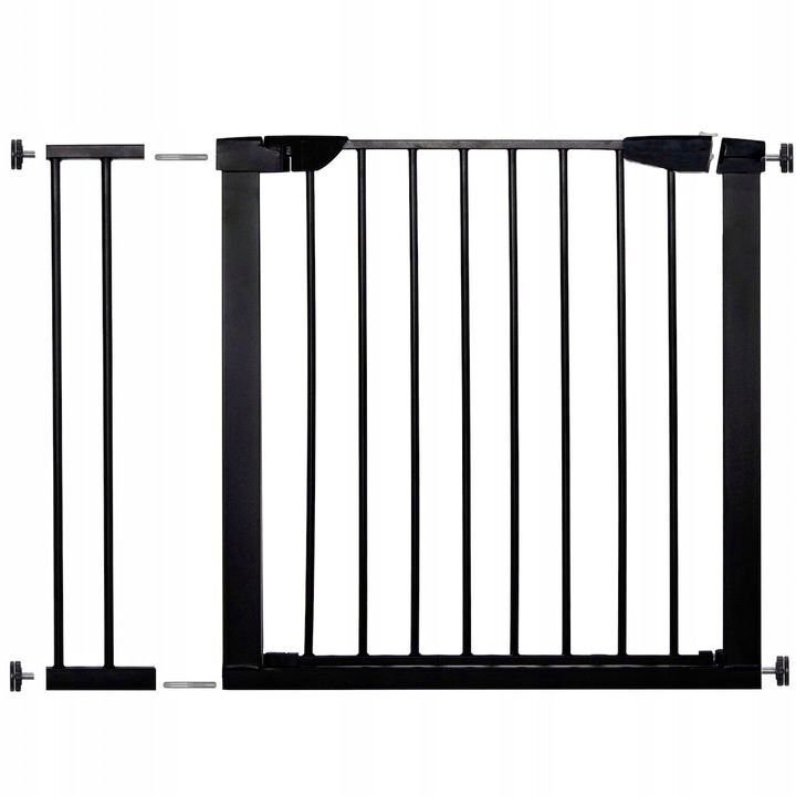 Poarta de siguranta Safety Gate pentru scari, ajustabila 89-96 cm, din otel, neagra