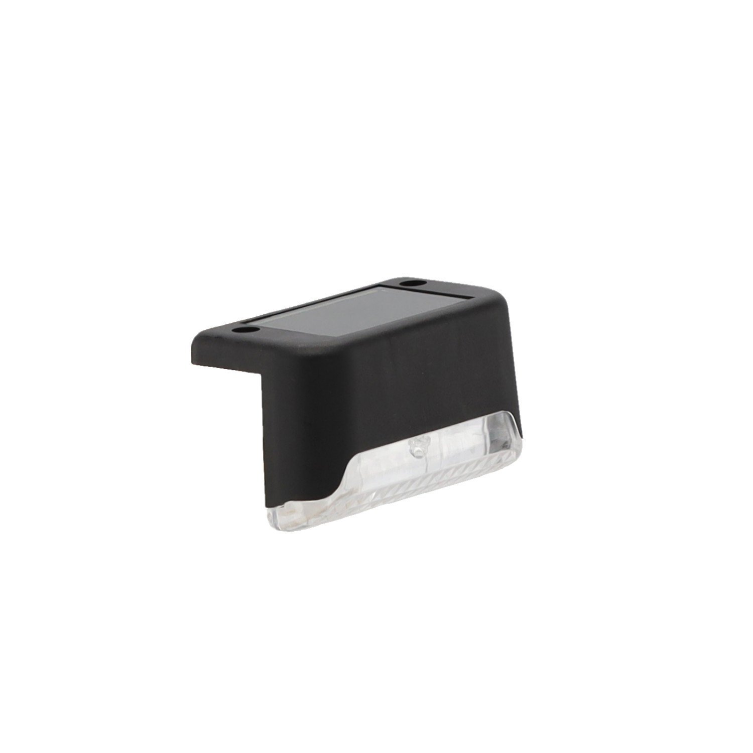 set 4 lampi solare gradina, iluminare balustrada gard, lumina calda, 8x5x5 cm, negru 4 Set 4 lampi solare gradina, iluminare balustrada gard, lumina calda, 8x5x5 cm, negru - imagine 4