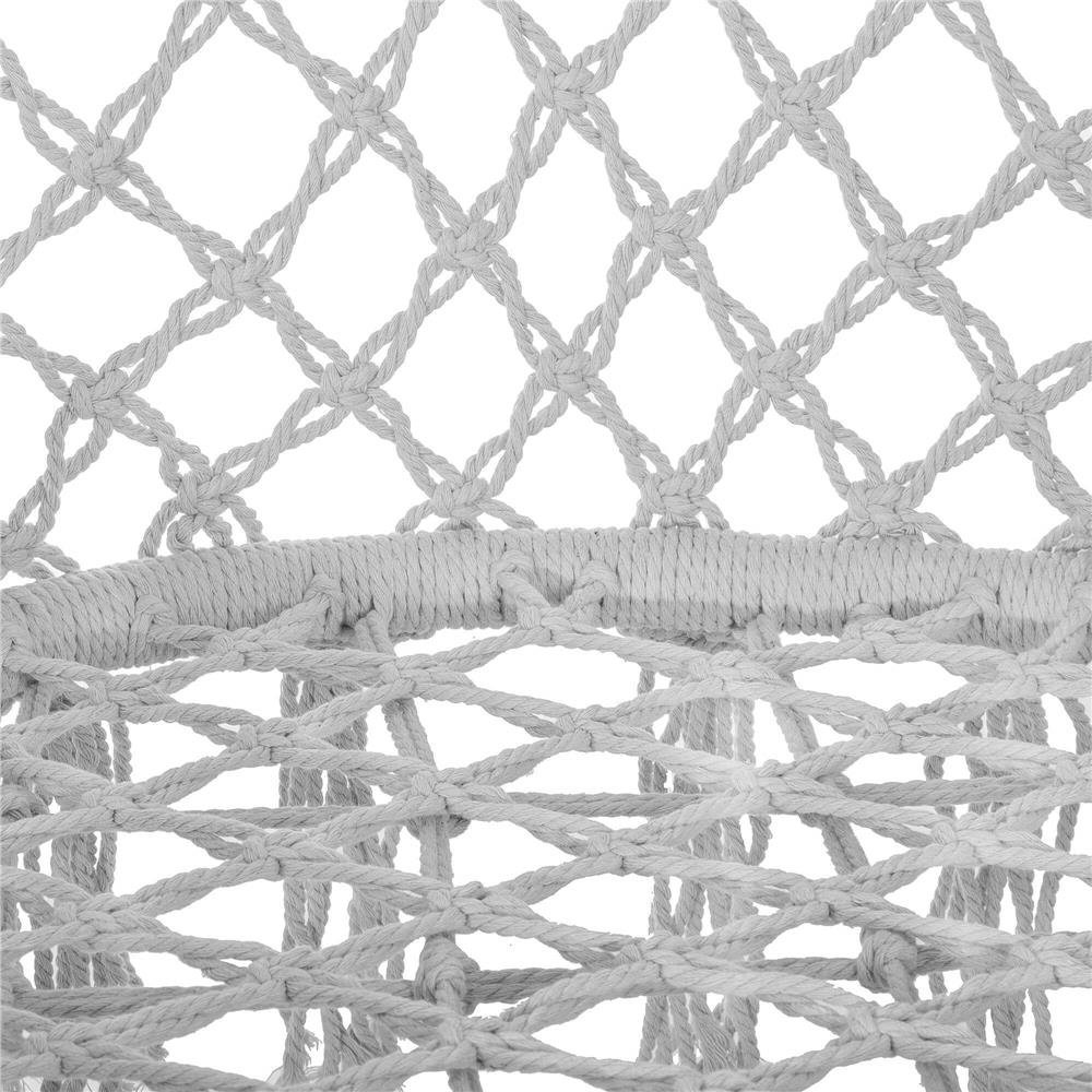 scaun rotund sersimo tip leagan suspendat cu perna super confort plus, casa sau gradina, gri 4 Scaun rotund Sersimo tip leagan suspendat cu perna Super Confort Plus, casa sau gradina, gri - imagine 4