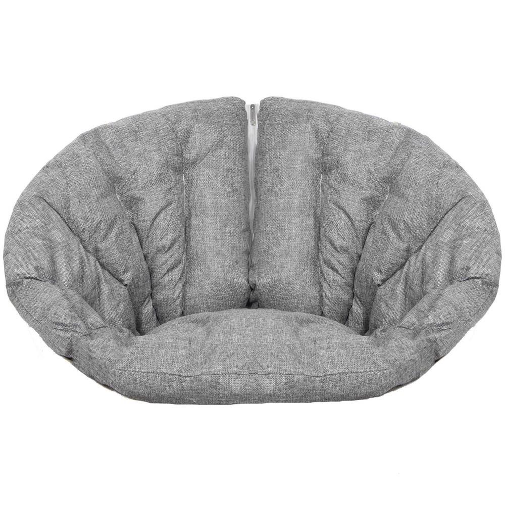 Perna pentru leagane suspendate, cu fermoar, gri, 130x75cm