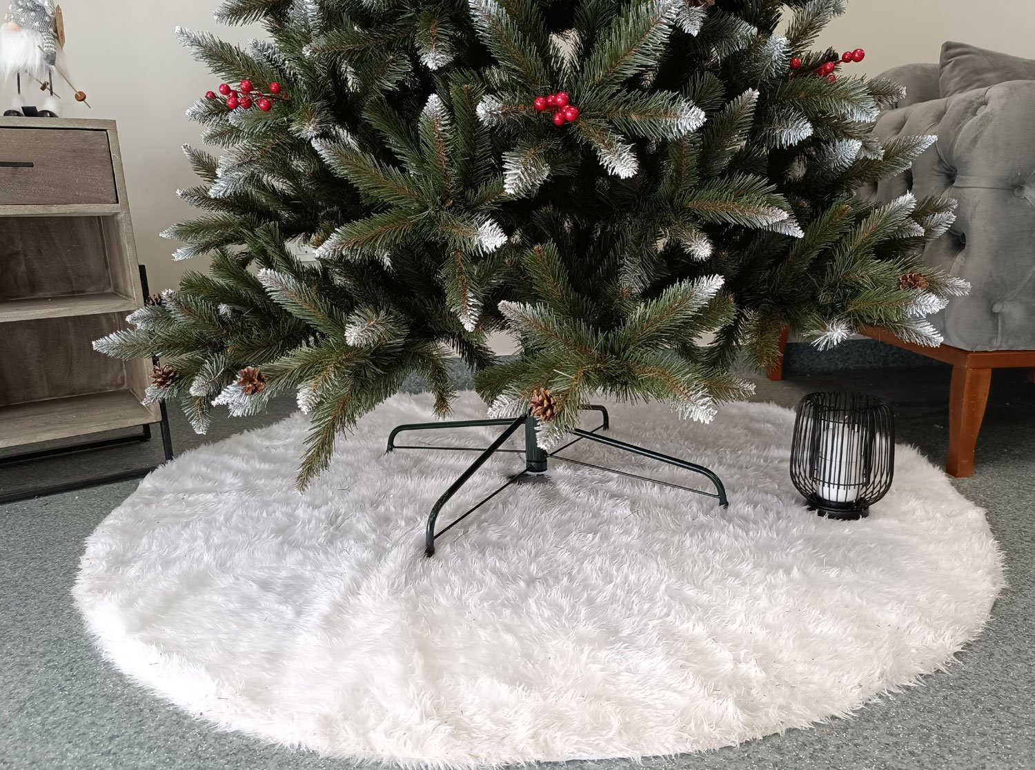 Brad artificial Christmas Deluxe by Sersimo, Frasin de Munte, 2D, 220cm 3 Brad artificial Christmas Deluxe by Sersimo, Frasin de Munte, 2D, 220cm - imagine 3