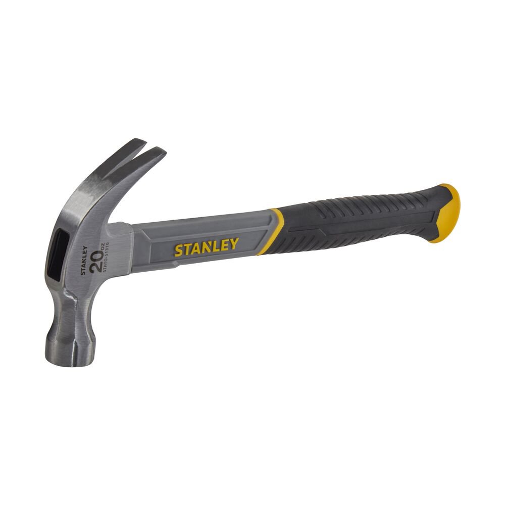 stanley stht0-51310, ciocan cu maner din fibra de sticla, gheara curbata, 560g 1 Stanley STHT0-51310, ciocan cu maner din fibra de sticla, gheara curbata, 560g