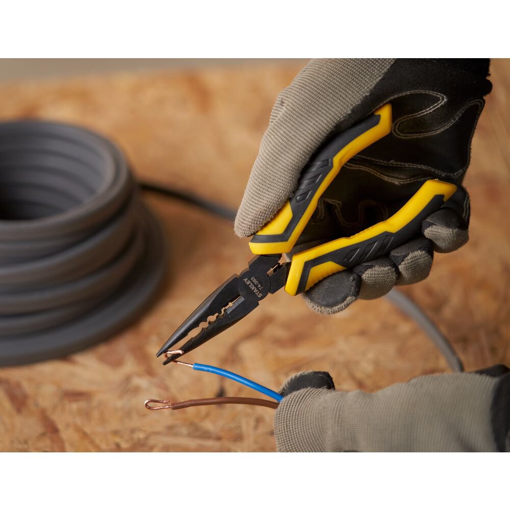 stanley stht0-74364, cleste dynagrip combinat, cu varf lung, 200 mm, blister 8 Stanley STHT0-74364, cleste dynagrip combinat, cu varf lung, 200 mm, blister - imagine 8