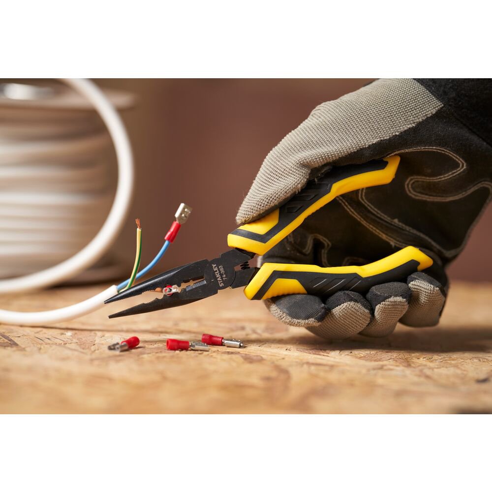 stanley stht0-74364, cleste dynagrip combinat, cu varf lung, 200 mm, blister 9 Stanley STHT0-74364, cleste dynagrip combinat, cu varf lung, 200 mm, blister - imagine 9