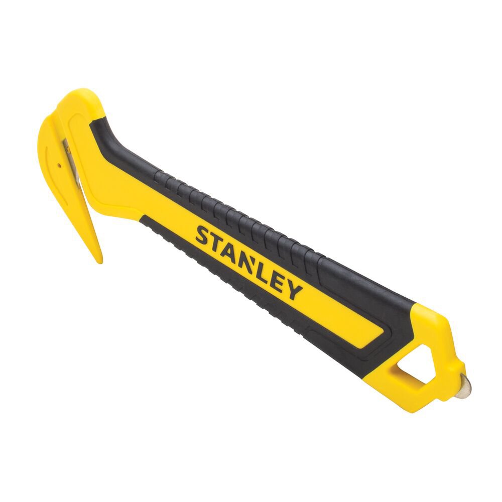 stanley stht10356-0, cutter pentru carton cu maner cauciucat, lama tip carlig 3 Stanley STHT10356-0, Cutter pentru carton cu maner cauciucat, lama tip carlig - imagine 3