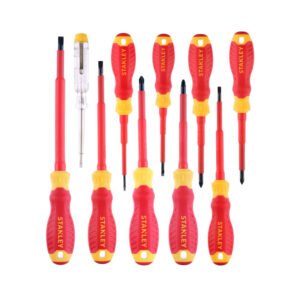 Stanley STHT60032-0, Set 10 surubelnite subtiri VDE, tip PZ, PH drepte si tester de tensiune