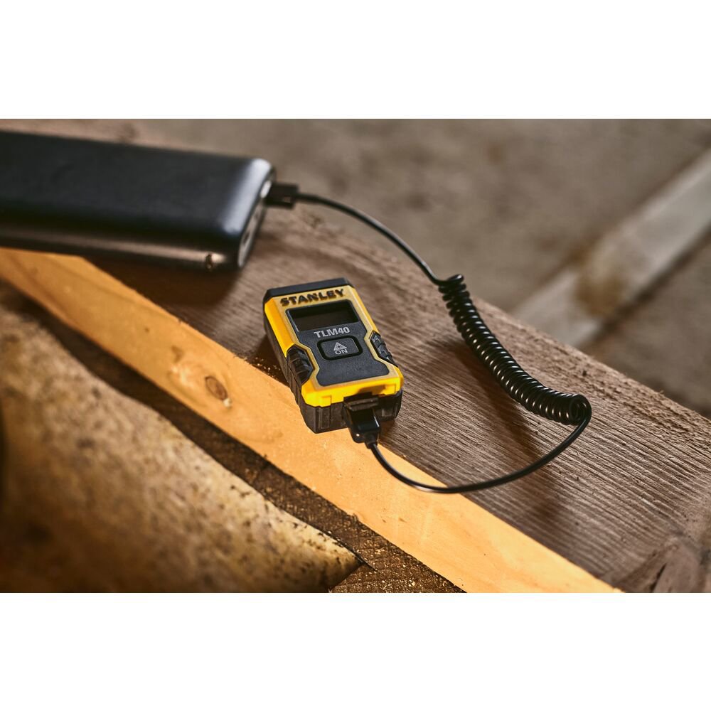 stanley stht77666-0, telemetru laser de buzunar, lungime de lucru 12m, incarcare usb 5 Stanley STHT77666-0, Telemetru laser de buzunar, lungime de lucru 12m, incarcare USB - imagine 5