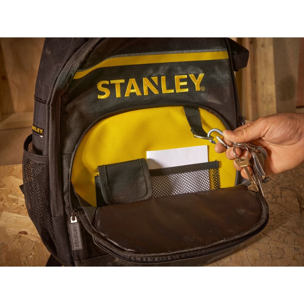 stanley stst1-72335 rucsac pentru scule, 600 den, comp. laptop, 35 x 47.5 x 18.5cm, max 15l, max 15kg 4 Stanley STST1-72335 Rucsac pentru scule, 600 DEN, comp. laptop, 35 x 47.5 x 18.5cm, max 15L, max 15kg - imagine 4