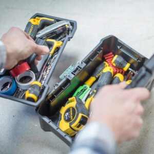 Stanley STST1-75518, cutie essential 16″ cu inchidere metalica si 2 organizatoare