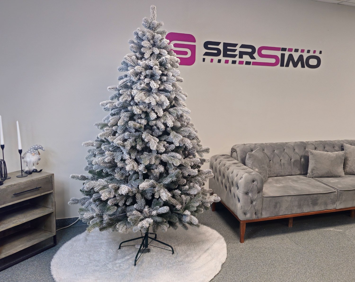 Brad artificial Christmas Deluxe by Sersimo, Kovalivka Select nins, integral 3D, 180cm 2 Brad artificial Christmas Deluxe by Sersimo, Kovalivka Select nins, integral 3D, 180cm - imagine 2