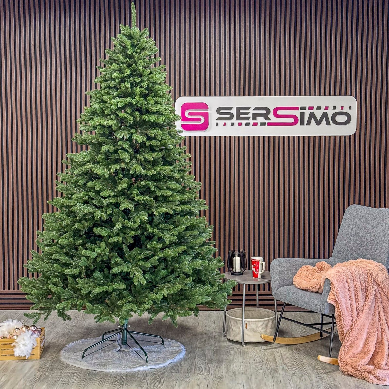 Brad artificial Christmas Deluxe by Sersimo, Laponia Select, integral 3D, 300 cm 4 Brad artificial Christmas Deluxe by Sersimo, Laponia Select, integral 3D, 300 cm - imagine 4