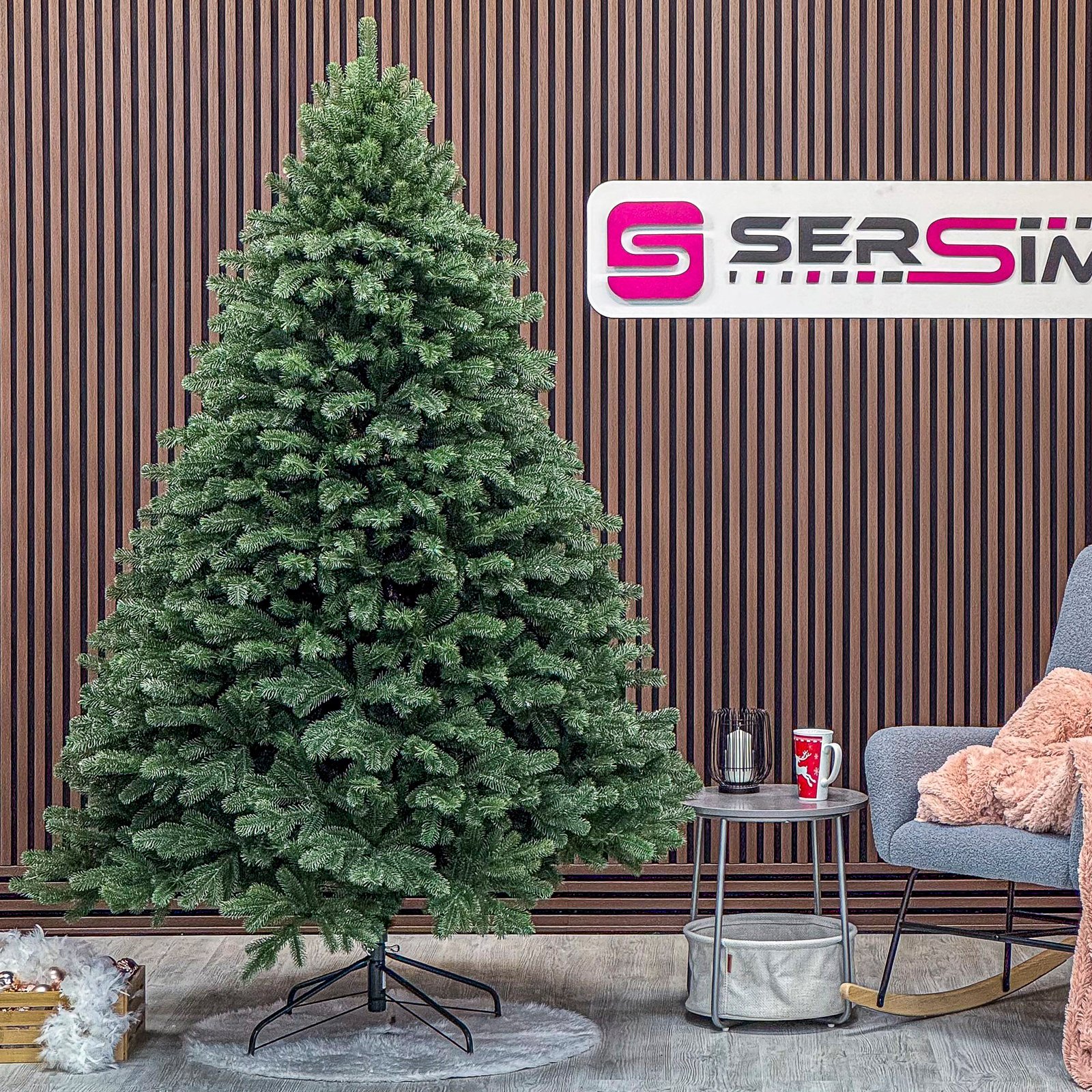 brad artificial christmas deluxe by sersimo, versailles select, integral 3d, 230 cm 3 Brad artificial Christmas Deluxe by Sersimo, Versailles Select, integral 3D, 230 cm - imagine 3
