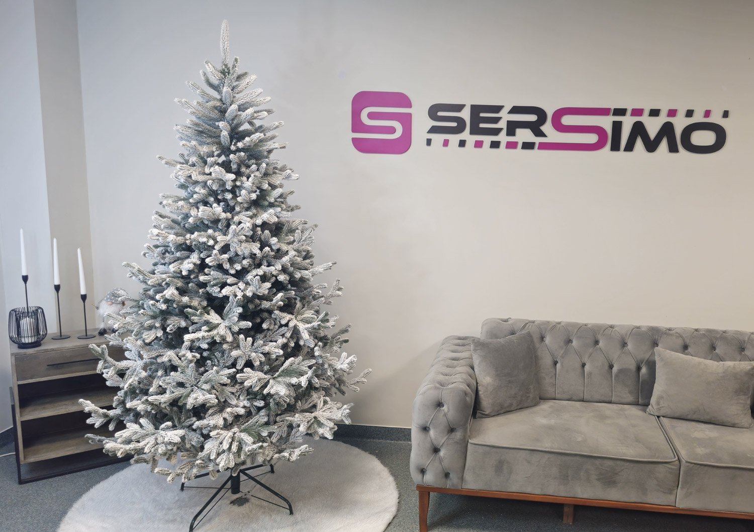 brad artificial christmas deluxe by sersimo, viena select nins, integral 3d, 210cm 2 Brad artificial Christmas Deluxe by Sersimo, Viena Select nins, integral 3D, 210cm - imagine 2