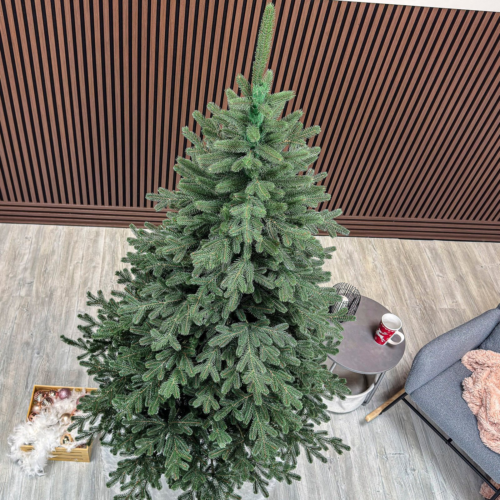 brad artificial christmas deluxe by sersimo, viena select, integral 3d, 210cm 2 Brad artificial Christmas Deluxe by Sersimo, Viena Select, integral 3D, 210cm - imagine 2
